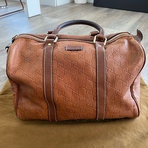 Gucci Boston all leather bag
